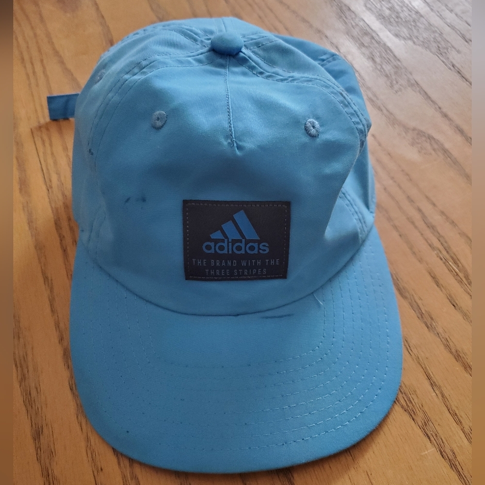 adidas Adjustable Athletic Cap. Blue Black White. FUC